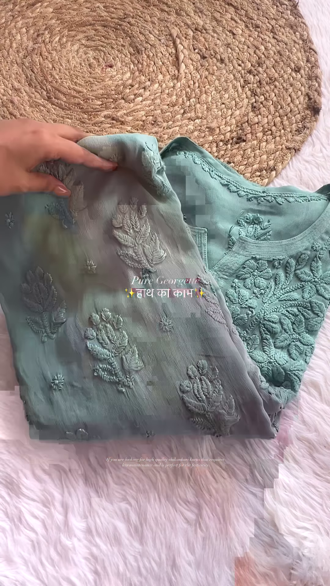 Elegant Handcrafted Georgette Kurtis: Perfect for Every Occasion - Image 3