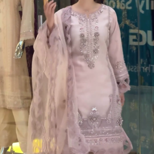 Women's Rayon Embroidered Kurta, Pant with Dupatta Set