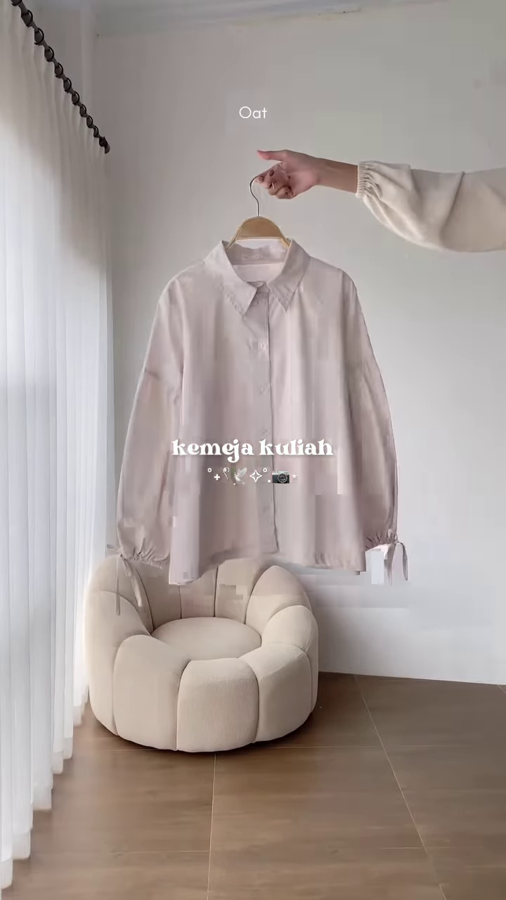 Latte Oversized Shirt – Elegant & Minimalist - Image 4