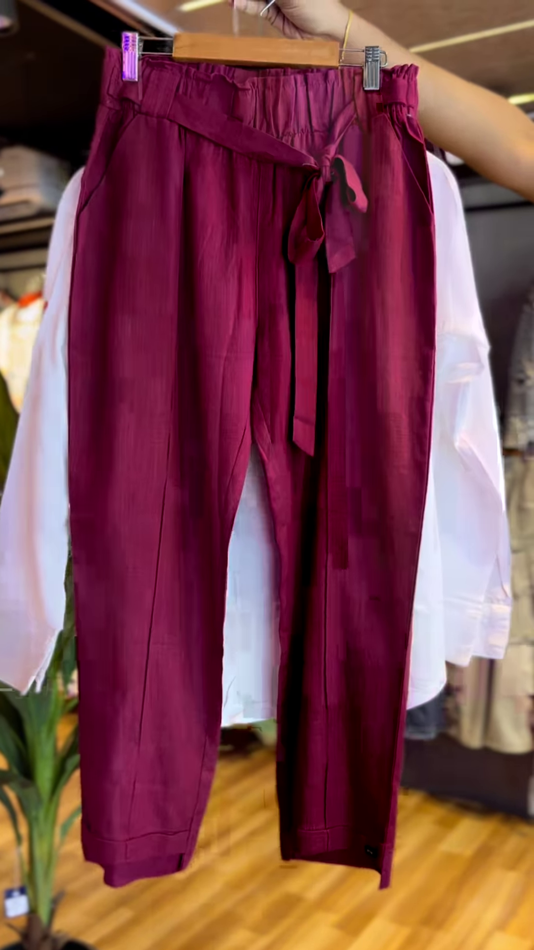 White & Red Heart Embroidered Co-ord Set – Chic & Playful - Image 2