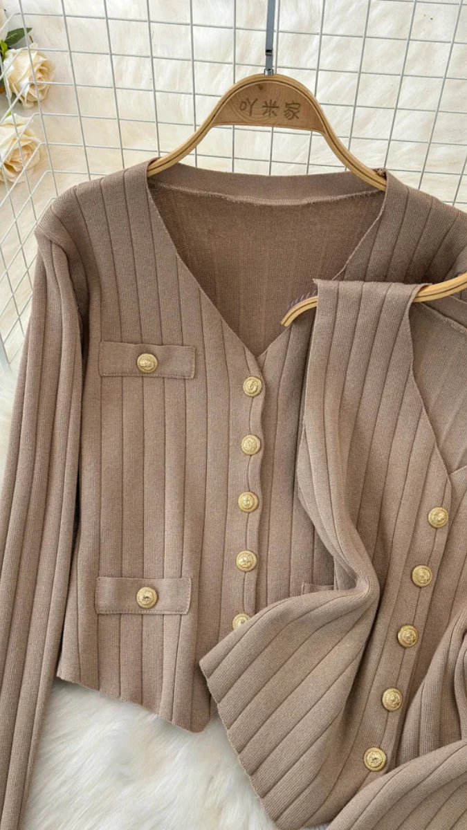 3Pc Vest Inner Coord Set for Winter - Image 6