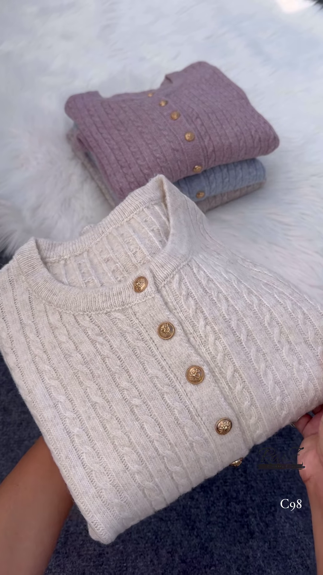 Elegant Cable Knit Cardigans – Cozy Texture and Timeless Design - Image 7