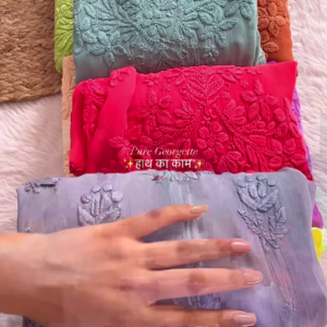 Elegant Handcrafted Georgette Kurtis: Perfect for Every Occasion