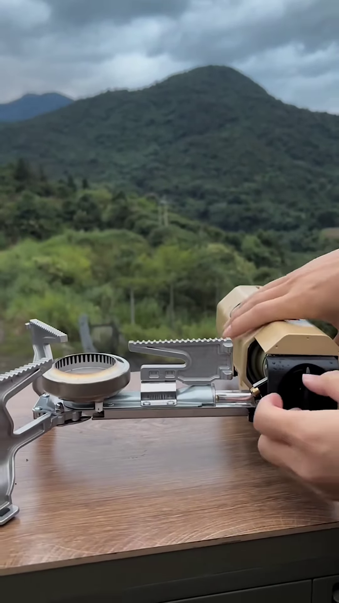 π₯ Foldable Dual-Burner Camping Stove β Power in Your Backpack! - Image 2