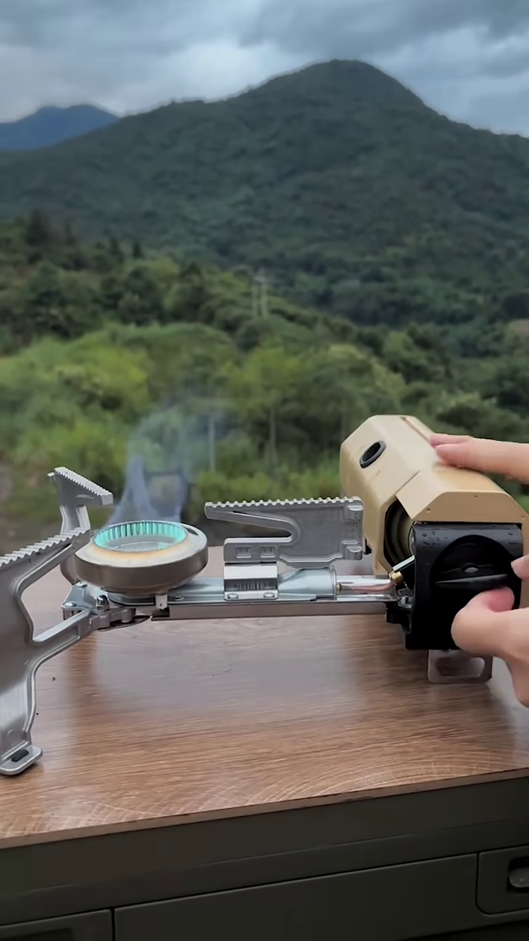 π₯ Foldable Dual-Burner Camping Stove β Power in Your Backpack! - Image 3