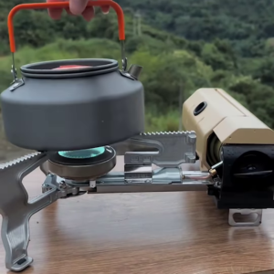๐ฅ Foldable Dual-Burner Camping Stove โ Power in Your Backpack!