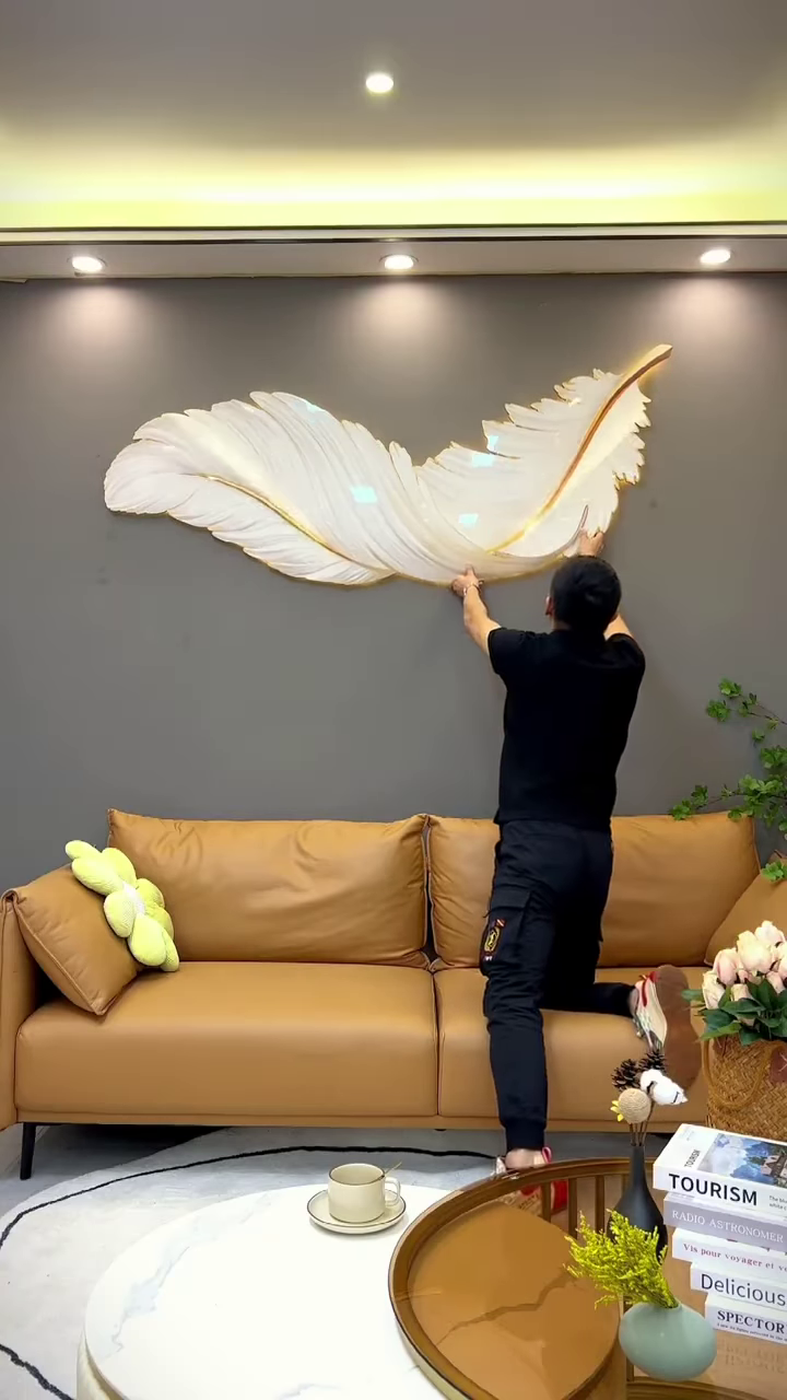 🪶 Elegant Feather Wall Art – Light as Air, Bold in Style - Image 3