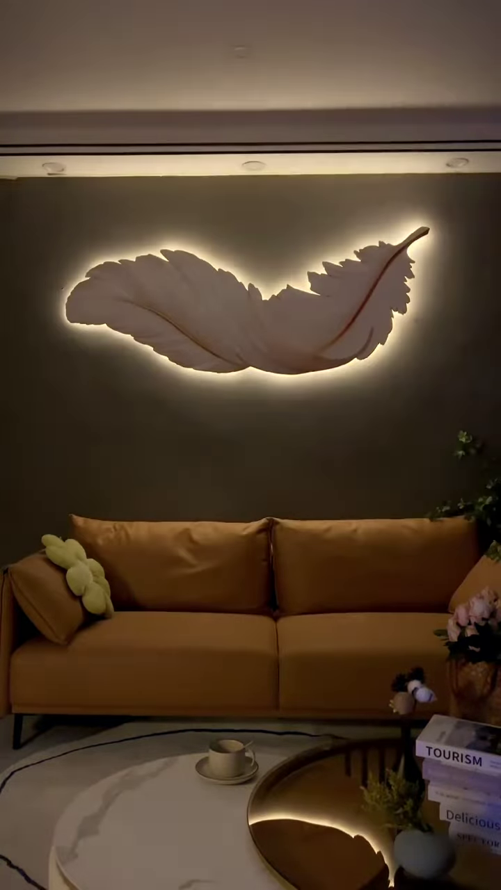 🪶 Elegant Feather Wall Art – Light as Air, Bold in Style